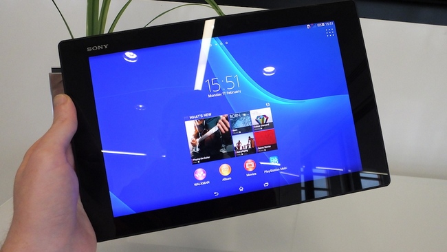 Sony Xperia Z2 Tablet - самый тонкий и легкий водонепроницаемый планшетный компьютер в мире