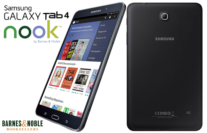 GALAXY TAB 4 NOOK - планшет для книжной торговой сети