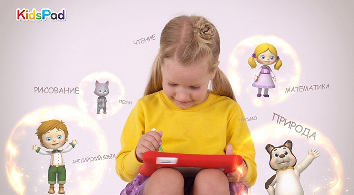 Планшетный компьютер для детей: LG KidsPad