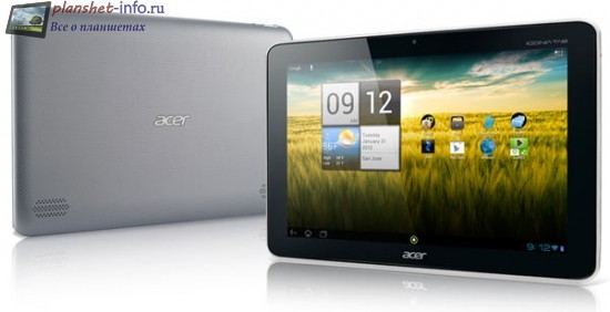Большой, стильный Acer Iconia Tab A210