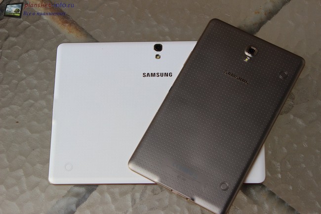 Дизайн Samsung Tab S 8.4 и Tab S 10.5