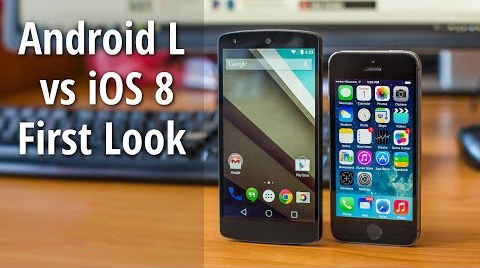 Отличия и сходства iOS 8 и Android L