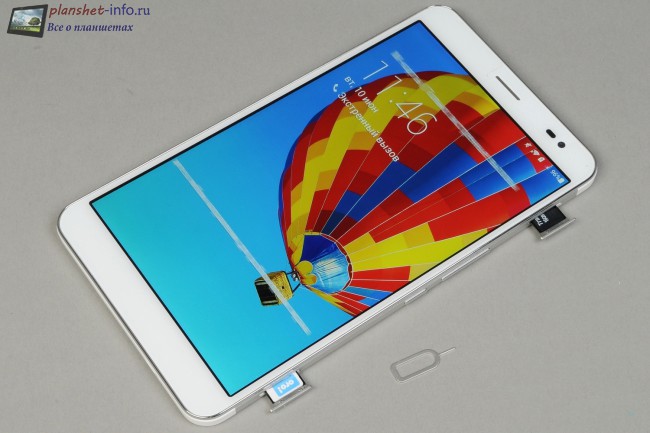 Извлечение SIM Huawei MediaPad X1