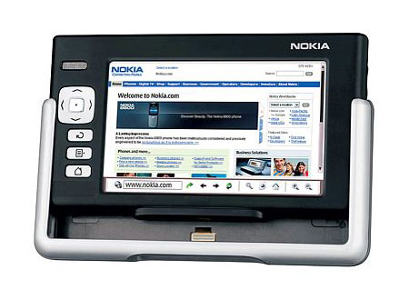 Nokia 770 Internet Tablet - первый планшетный ПК финской компании (2005 год)