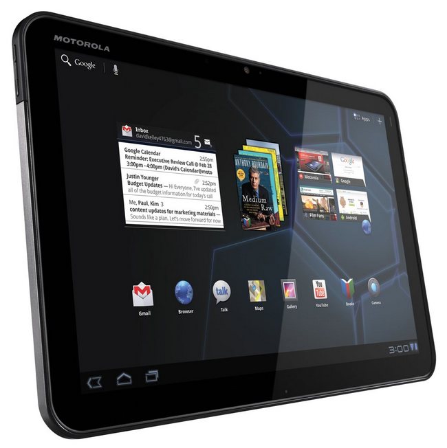 Motorola Xoom -один из первых планшетов на базе Android 3.2 Honeycomb (2011 год)