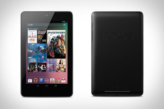 Nexus 7 - совместное творение компаний ASUS и Google (2012 год)